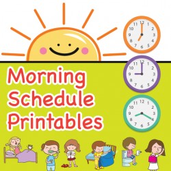 Morning schedule printable